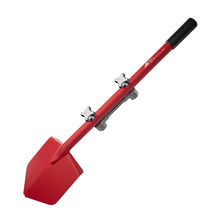 Load image into Gallery viewer, Shovel / Mount Combo - Red LONG Shovel / Grey SSM with Knobs