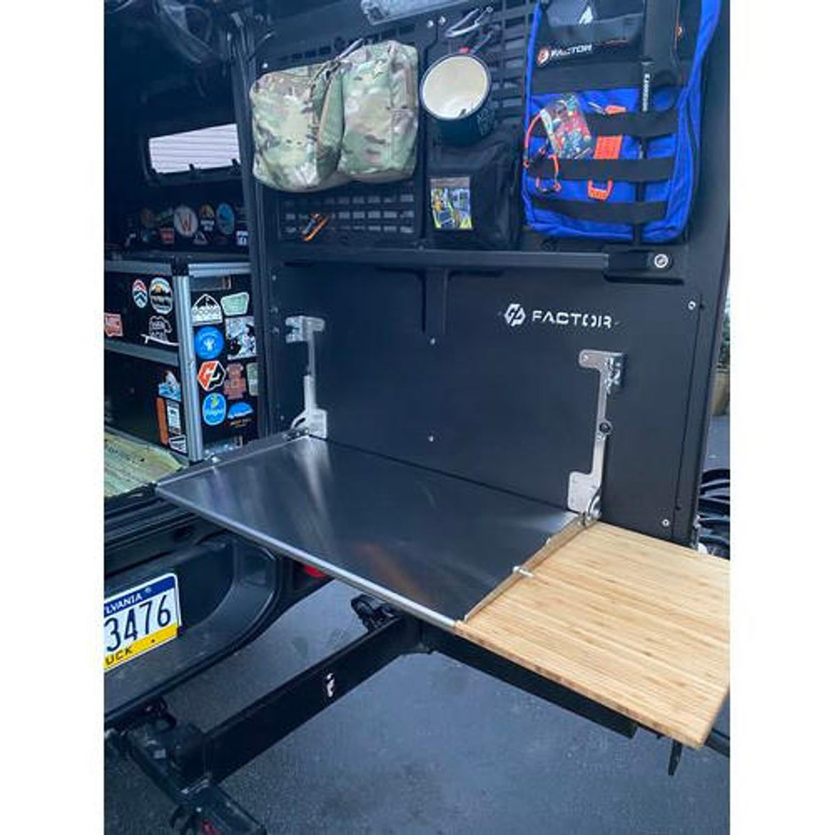 GP Factor Full Folding Stainless Table with Cutting Board (suits new T