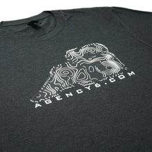 Load image into Gallery viewer, T-Shirt - A6 Topographic Logo - Dark Grey