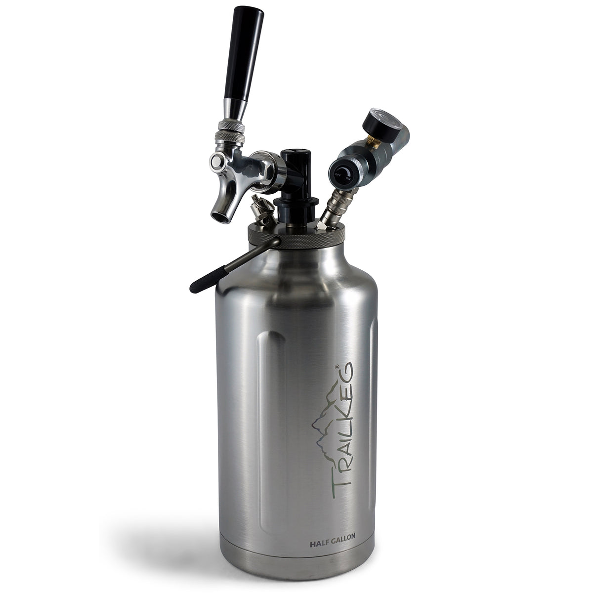 TrailKeg Pressurized Growler Keg Half Gallon Beer Growler Overland