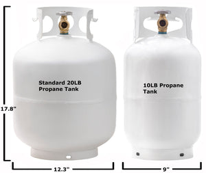 Flame King 10 lb Propane Tank