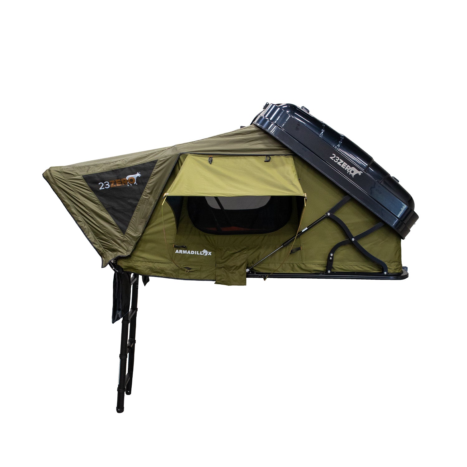 23zero tent Armadillo® X2 & X3 Side-Open Hardshell Rooftop Tent – Overland Addict
