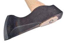 Load image into Gallery viewer, 2lb Wood-Craft Pack Axe, 24″ Curved Handle with Leather Mask