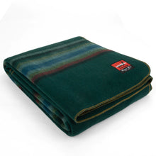 Load image into Gallery viewer, Forest State Plaid Wool Blanket