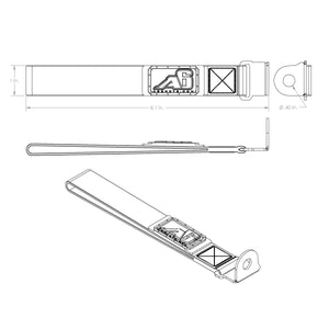(5TH GEN) Toyota 4Runner Rear Lift Gate Hatch Pull Assist Strap (OD GREEN)