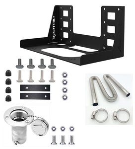 Diesel Heater Mount & Exhaust Relocation Kit