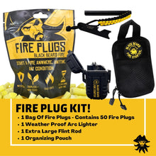 Load image into Gallery viewer, Black Beard Fire Plug Kit | Fire Starter Kit