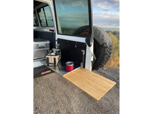 Land Cruiser 70 Series Folding Drop Table for Rear Door