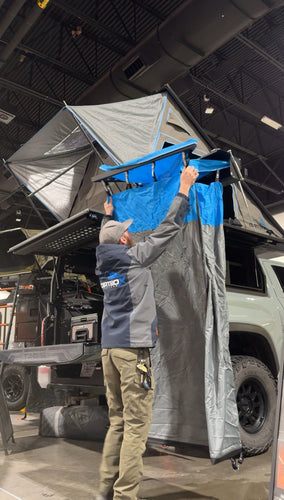 90 Degree Swing-out / Shower Awning Combo