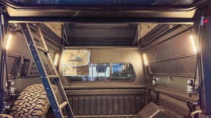 Dirtbox Canopy Camper – Modular Truck Camper Shell / Topper for Mid-Size & Full-Size Trucks (Tacoma, Tundra, F-150, Ram, Silverado)