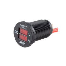 Load image into Gallery viewer, 29mm Panel Mount Volt &amp; Ammeter (7-33V/0-25A)
