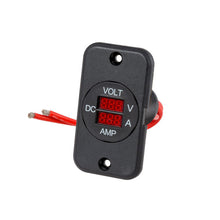 Load image into Gallery viewer, 29mm Panel Mount Volt &amp; Ammeter (7-33V/0-25A)