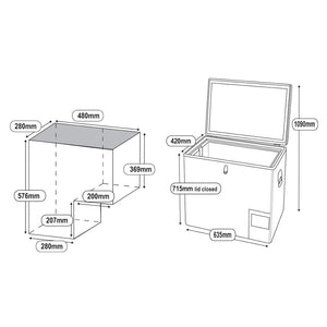 65L Legacy Smart QC Fridge/Freezer