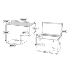 Load image into Gallery viewer, 80L Legacy Smart QC Fridge/Freezer
