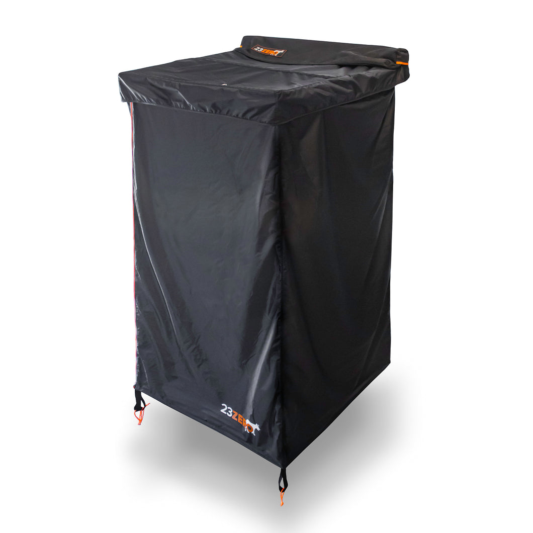 Kestrel Vehicle Shower Enclosure In Full-Privacy Black