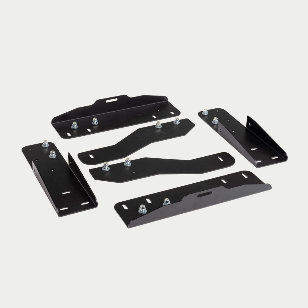 Decked CargoGlide Mounting Brackets - brackets & spacers to mount CargoGlide