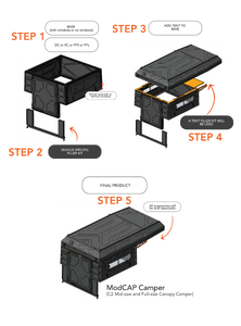 Alu-Cab ModCAP Camper for Full-Size Trucks 6.5' Bed