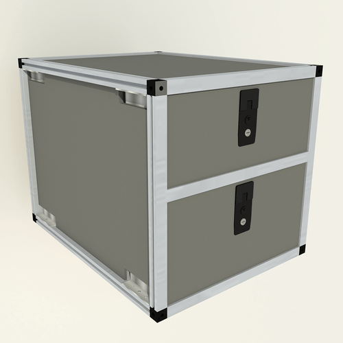 Double Drawer Module - 16 3/16