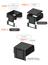 Load image into Gallery viewer, Alu-Cab ModCAP Camper for Full-Size Trucks 6.5&#39; Bed