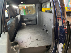 Ford Super Duty F250-F550 2017-Present 4th & 5th Gen. Crew Cab - Second Row Seat Delete Plate System