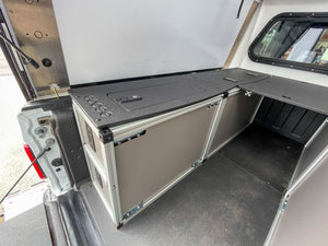 Goose Gear Camper System - Midsize Truck 5Ft. and 6 Ft. Bed - Driver Side Rear Double Drawer Module