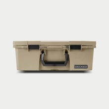 Load image into Gallery viewer, Decked Halfrack 32 - D-co Case - includes one (1) D-co tray - tan with black latches