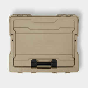 Decked Halfrack 32 - D-co Case - includes one (1) D-co tray - tan with black latches