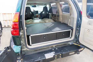 Lexus GX470 2002-2009 1st Gen. - Side x Side Drawer Module with Fitted Top Plate - 41-3/8"W x 10"H x 36"D