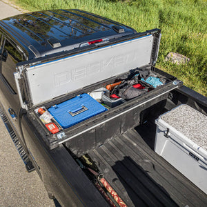 Decked -Full-size pickup truck tool box deep tub - Tundra rail system (22-current)