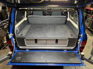 Toyota Land Cruiser 1980-1989 60 Series - Side x Side Drawer Module with Fitted Top Plate - 41 3/8"W x 9-1/2"H  x 40"D