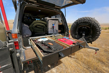 Load image into Gallery viewer, Toyota Land Cruiser 1991-1997 80 Series - Side x Side Drawer Module with Fitted Top Plate - 43-3/8" W x 8" H x 40" D