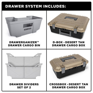 Decked Drawer System for Chevrolet Silverado 8 Foot 1500 LD or GMC Sierra 1500 Limited (2019)