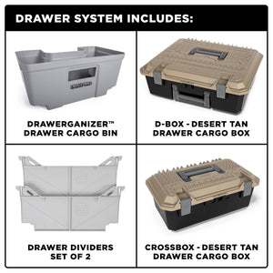 Decked Drawer System for GM Sierra or Silverado 8 Foot 2500 & 3500 (2020-current) - New "wide" bed width