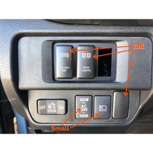 Load image into Gallery viewer, Small Style Toyota OEM Style &quot;BUMPER LIGHT BAR&quot; Switch - Cali Raised LED