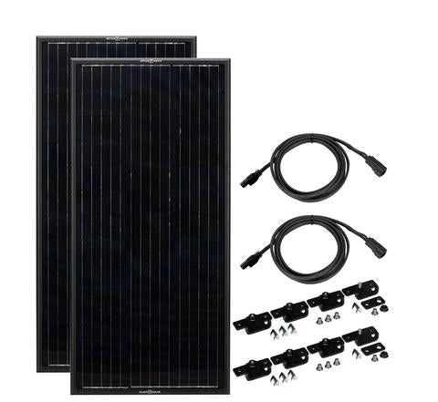 Obsidian 90 Watt Solar Panel Kit (2x45) - By Zamp Solar