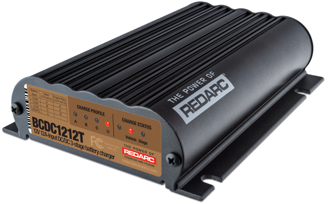 12V 12A In-Trailer DC-DC Battery Charger