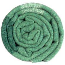 Load image into Gallery viewer, Swiss Link Sage Green Classic Wool Blanket