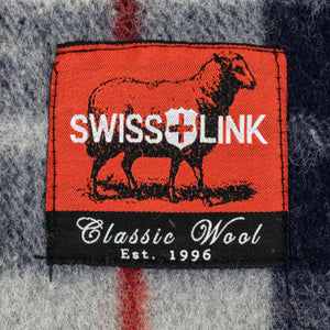 Swiss Link Classic Wool Plaid Blanket