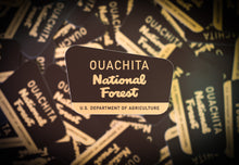 Load image into Gallery viewer, Ouachita National Forest Die-cut Sticker