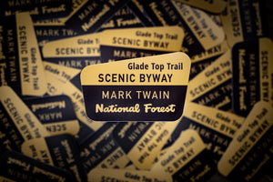 Glade Top Trail Scenic Byway Die Cut Sticker