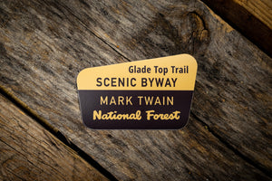 Glade Top Trail Scenic Byway Die Cut Sticker