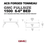 ACS FORGED TONNEAU - RAILS ONLY - GMC