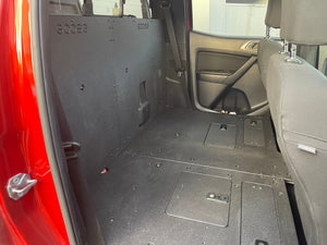 Ford Ranger 2019-Present 4th Gen. Super Crew - 100% Second Row Seat Delete Plate System