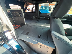 Ford Bronco 2021-Present 6 Gen. 4 Door - Second Row Seat Delete Plate System - Module Height