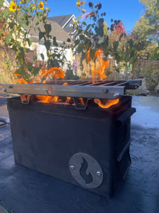 Over / Under Stand & Grill for Tabletop Vol-CAN-no Fire Pit