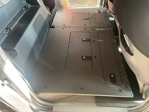 Toyota Tacoma 2005-Present 2nd and 3rd Gen. Double Cab - Second Row Seat Delete Plate System keeping Factory Back Wall