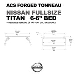 Load image into Gallery viewer, ACS FORGED TONNEAU - RAILS ONLY - Nissan