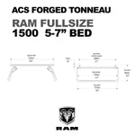 ACS FORGED TONNEAU - RACK ONLY - RAM
