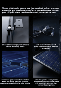 Zamp Solar - OBSIDIAN® SERIES 25 Watt Trickle Charge Solar Panel Kit (Magnetic Mounts)