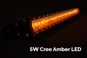  Slim Single Row LED Bar (Amber)